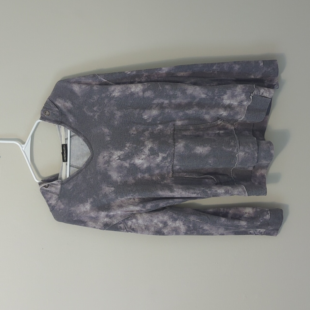 Marbled lightweight hoodie